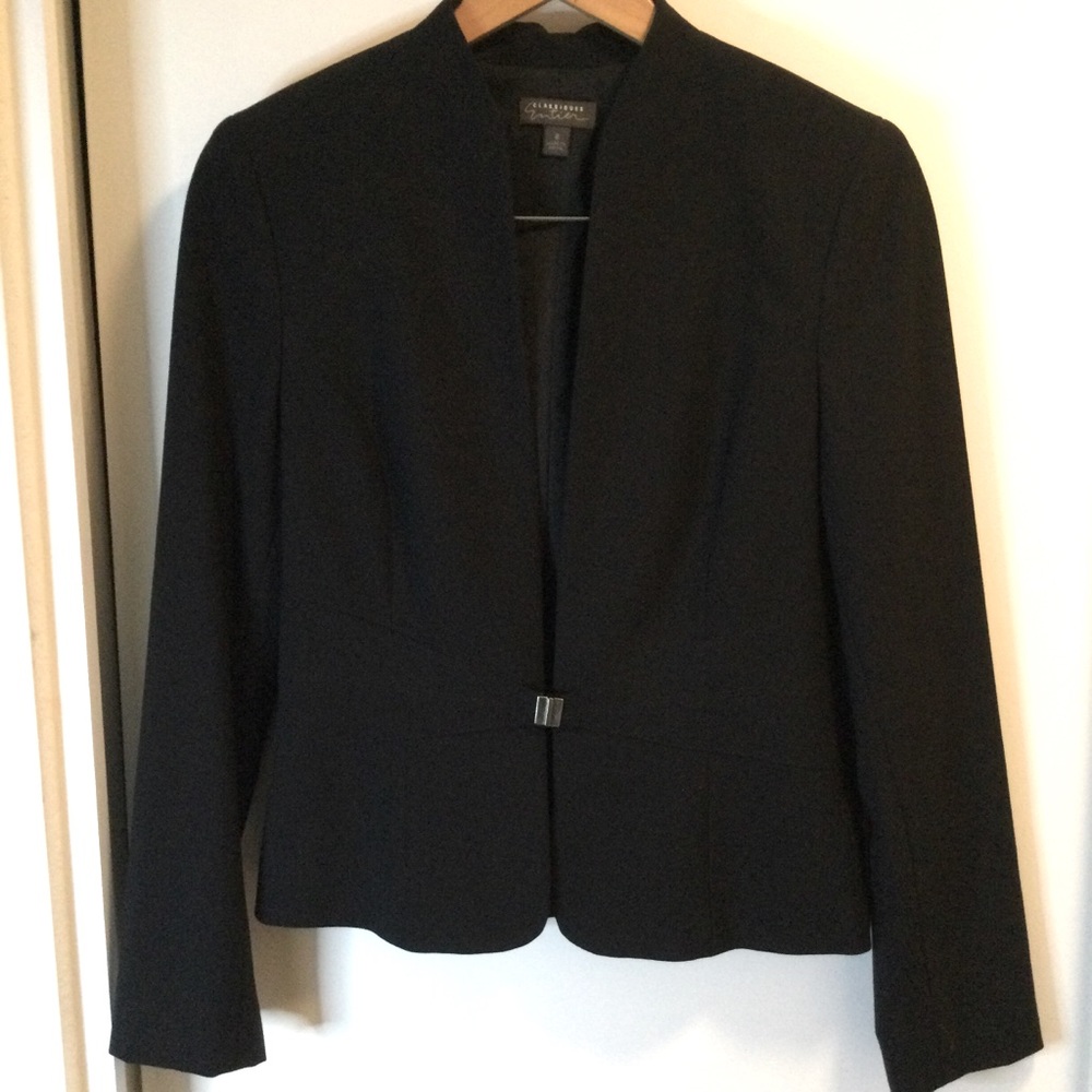CLASSIQUES ENTIER BLACK JACKET SIZE 8 EUC
